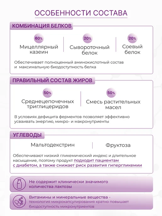 INNOVANTA NUTRITECHNOLOGY Коктейль белковый восстанавливающий Иннованта Энергия, вариант, фото 4