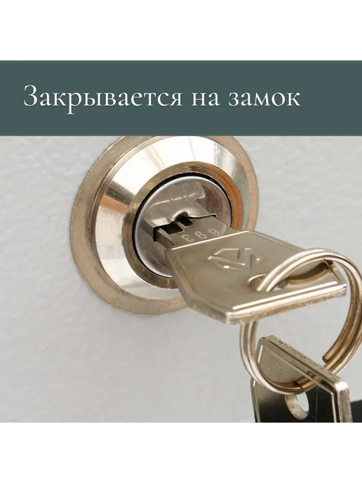 со скидкой Ящик почтовый с замком, горизонтальный Широкий, серебристый, серебристый, фото 4