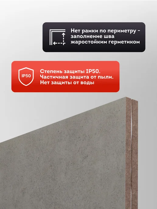 ТЕРМОЛИТ Керамический инфракрасный бесшумный обогреватель ТЕРМОЛАЙТ, серый, фото 2
