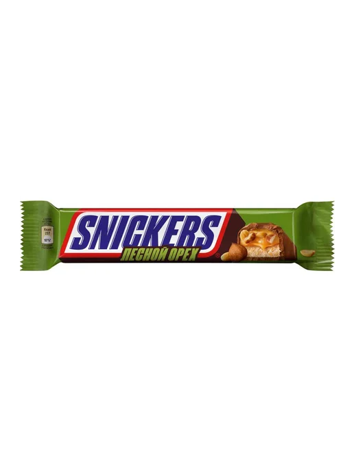 Батончик шоколадный Snickers Лесной орех, 81г, 81 г