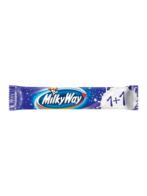 Батончик шоколадный Milky Way 1+1, 52г, 52 г