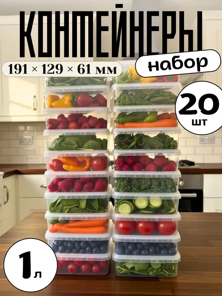 Контейнер для еды и хранение продуктов (заморозки)