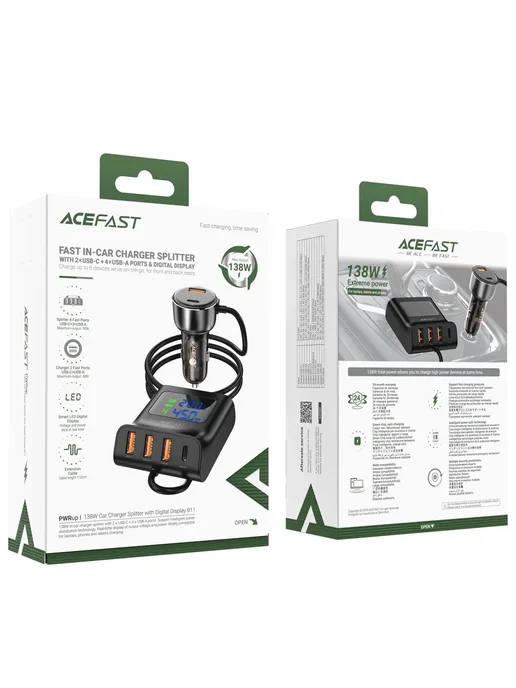 ACEFAST Быстрое автомобильное зарядное устройство, вариант, фото 8