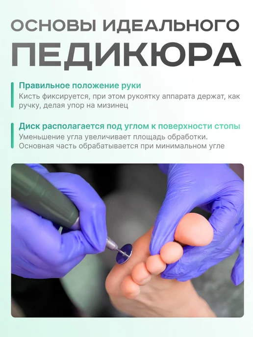 ELNAIL PRO Спонж-полировщик для пяток M, абразивная терка для педикюра, 25 шт, фото 3