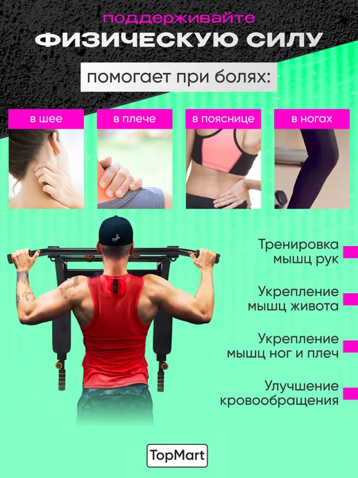 шведская стенка Турник настенный 3 в 1 усиленный на 90, мультихват, черный, фото 4