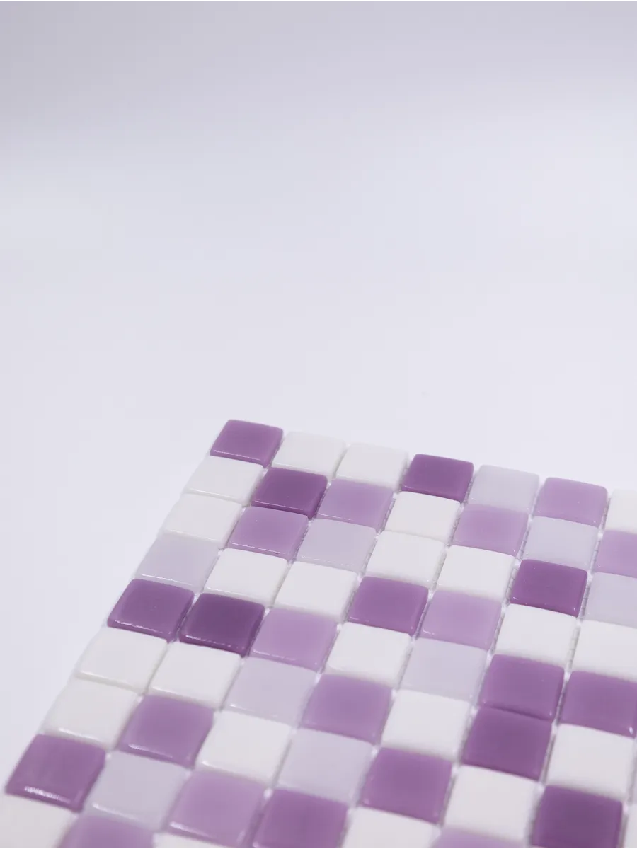 Плитка мозаика стеклянная Лаванда 31х31см 5 сеток gallery 7