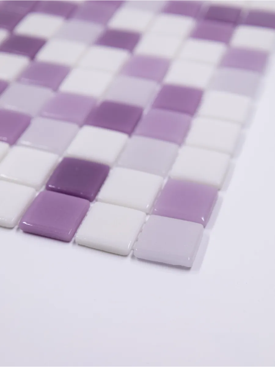 Плитка мозаика стеклянная Лаванда 31х31см 5 сеток gallery 8