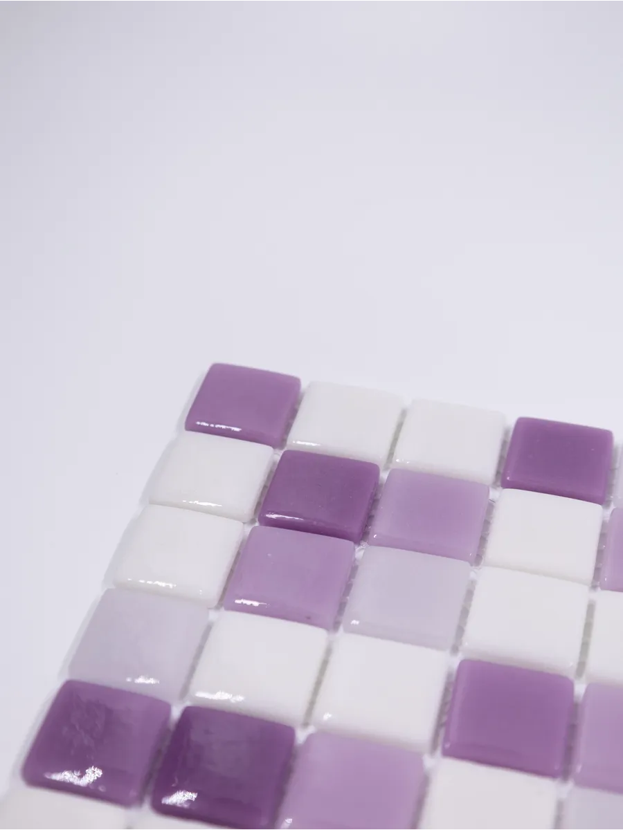 Плитка мозаика стеклянная Лаванда 31х31см 5 сеток gallery 9