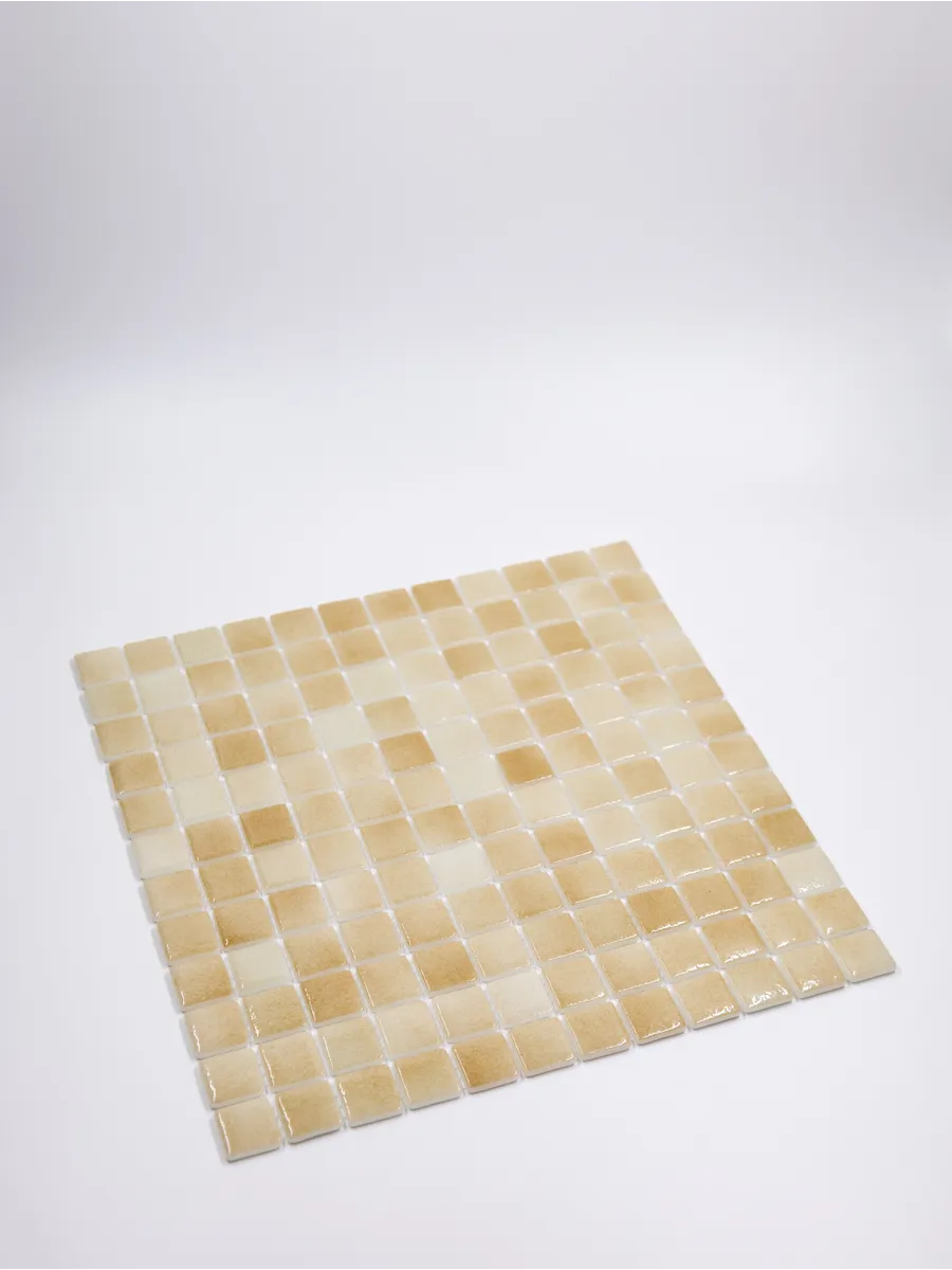 Плитка мозаика стеклянная Песок 31х31см 5 сеток gallery 10