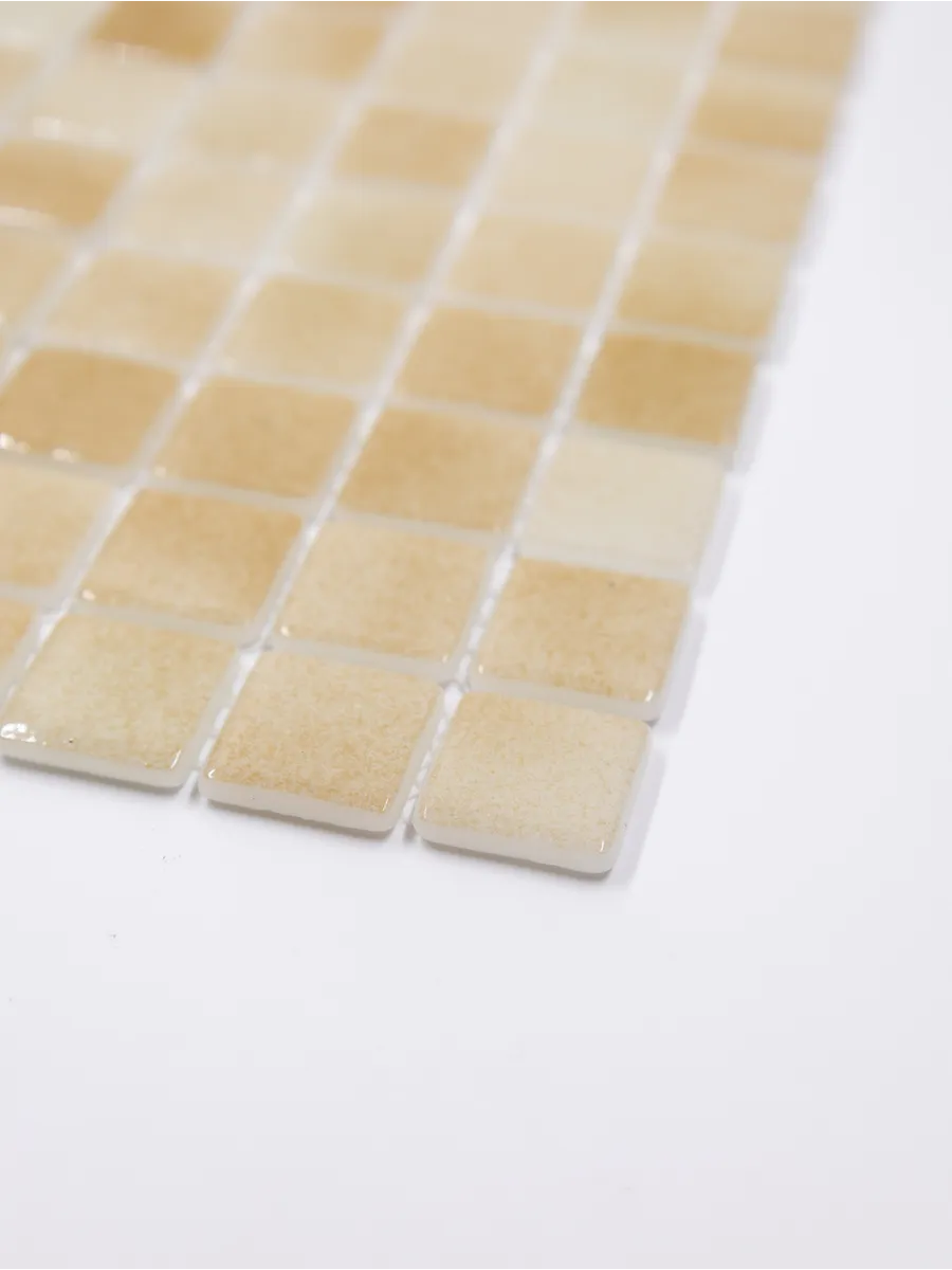 Плитка мозаика стеклянная Песок 31х31см 5 сеток gallery 7