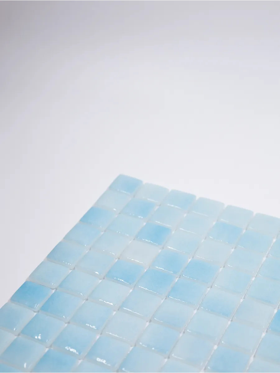 Плитка мозаика стеклянная Зимнее небо 31х31см 5 сеток gallery 8