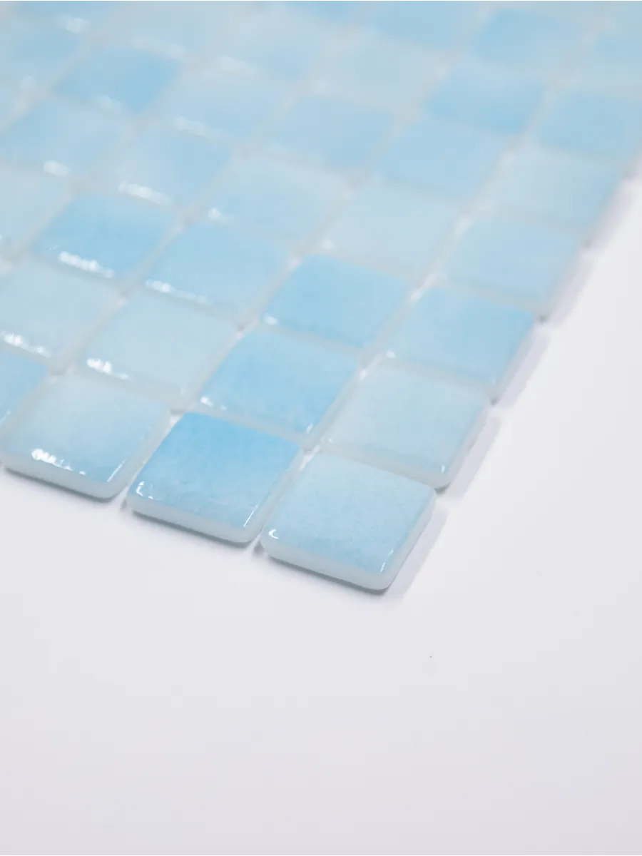 Плитка мозаика стеклянная Зимнее небо 31х31см 5 сеток gallery 9