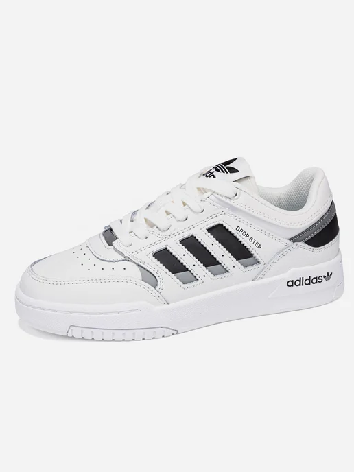 Brand Спорт Кроссовки adidas Drop Step Low кожаные, черный, фото 7