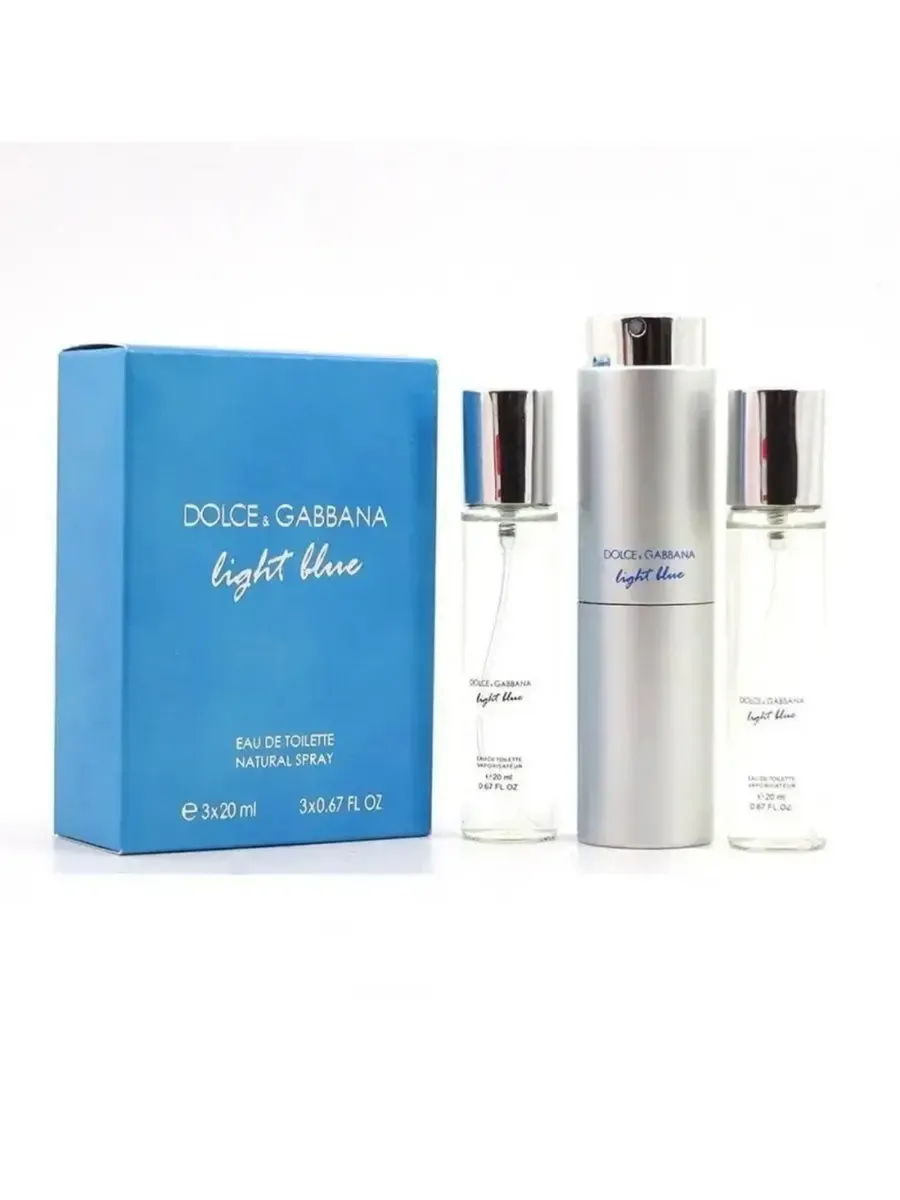 Мини набор духов DOLCE & GABBANA LIGHT BLUE-Дольче