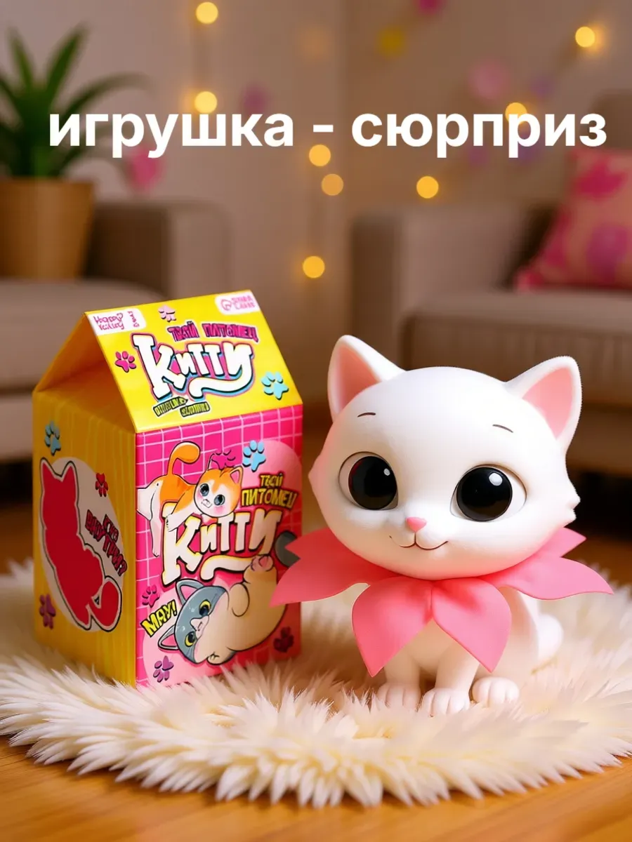 Игрушка-сюрприз «Твой питомец Китти», Микс