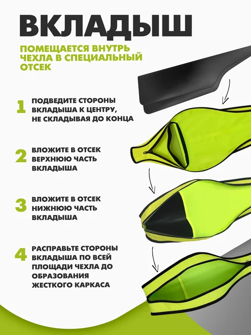 JIG IT Чехол рыболовный для зимних удилищ "JIG IT" 0,80 м зеленый, 0,8 м, фото 5
