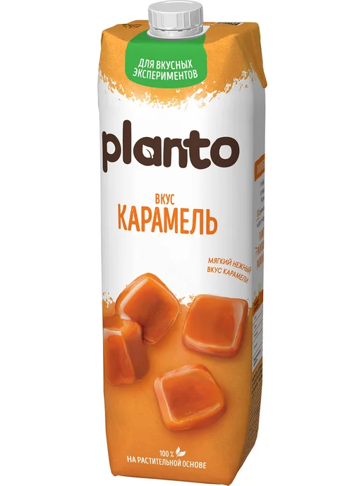 Planto Напиток соевый карамель, 1л, 1 л