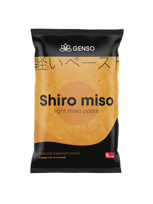 Genso Паста соевая Shiro Miso светлая, 1кг, 1 кг