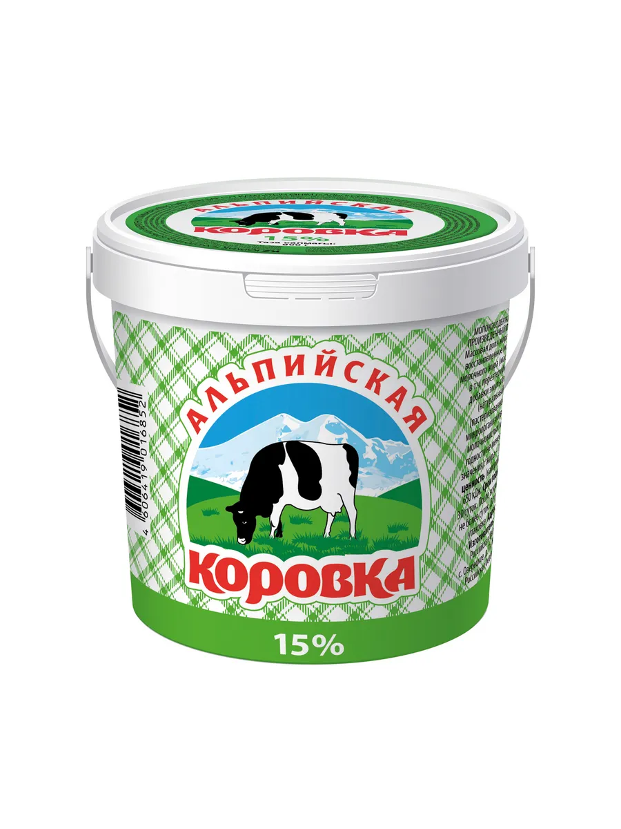 Продукт сметанный 15%, 900г