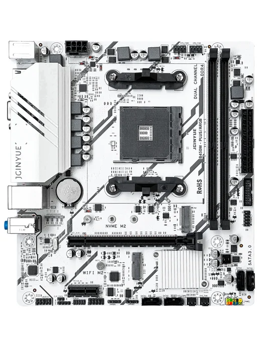 JGINYUE Материнская плата am4 B450M Ryzen 5 5500 комплект ddr4 16G, 32 ГБ, фото 3