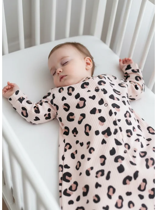 Lemony KIDS Спальный мешок для новорожденных малышей, коричневый, фото 2