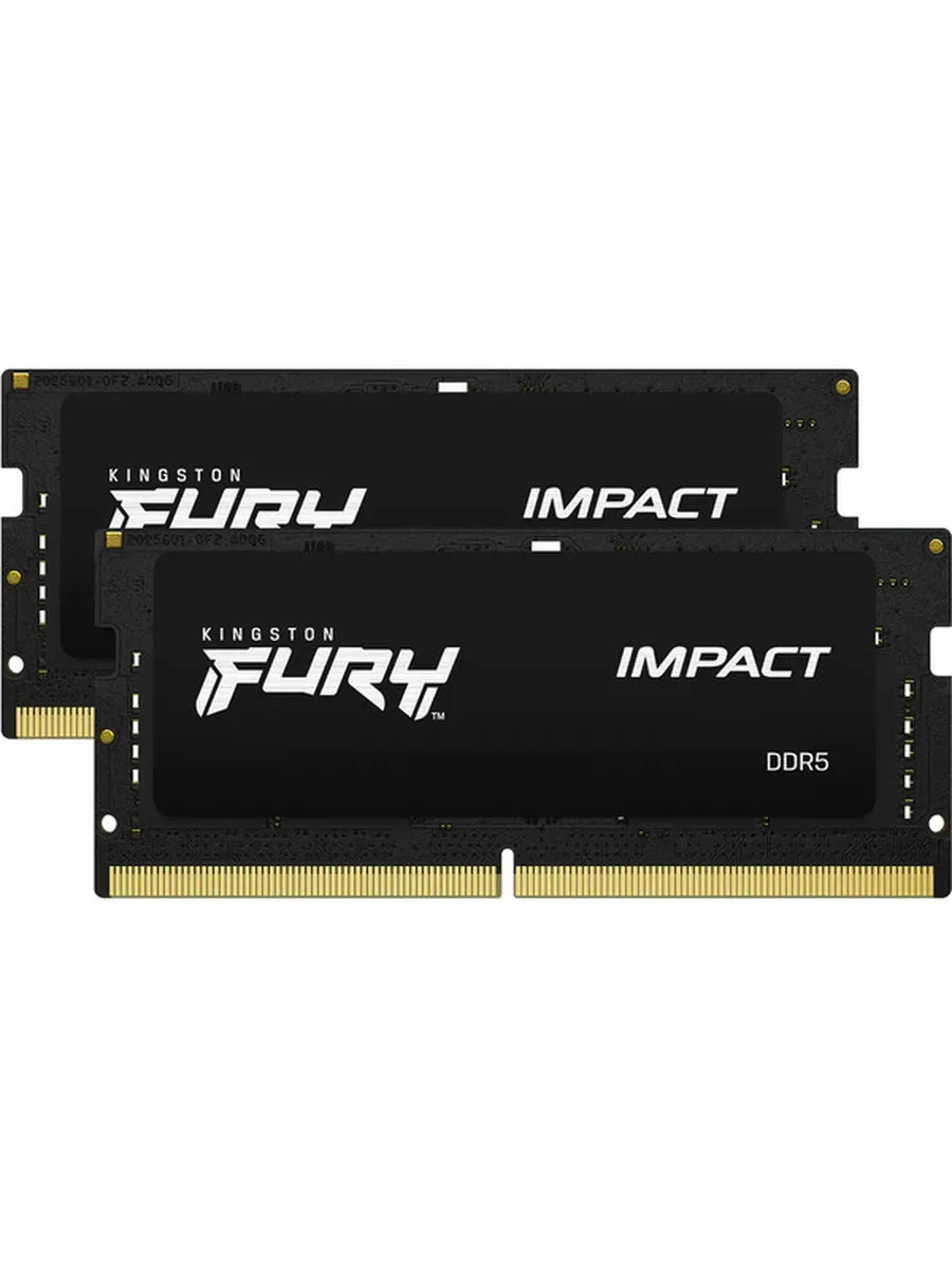 Kingston DRAM 32GB 6000MT s DDR5 CL38 SODIMM (Kit of 2) FURY