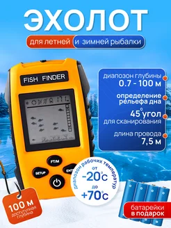 Эхолот для зимней рыбалки проводной