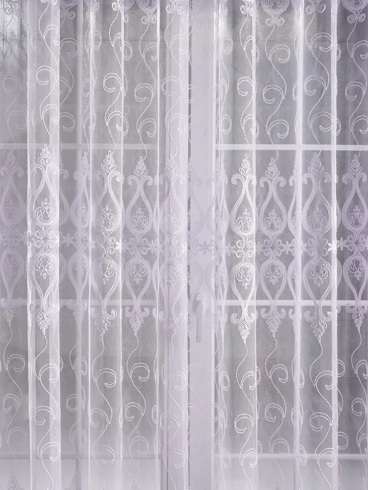 Zlata-tulle Тюль вуаль с вышивкой 200х250, 200x250, фото 7